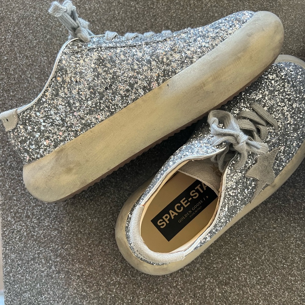 Golden Goose Space Star Sparkle Sneakers
